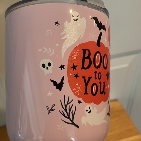 Halloween Insulated Tumbler-Hot/Cold-30 oz-Boo To You Ghosts/Pumpkins-NWT - Picture 14 of 17